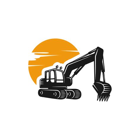 mini digger logo|Excavator Logos .